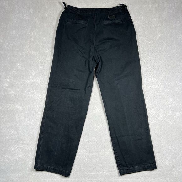 Lauren Jeans Co Ralph Lauren Jeans Womens 12 Black High Rise Tapered Denim - Picture 9 of 13